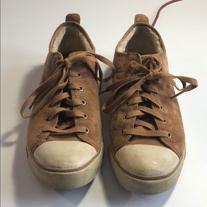 Ugg brown suede sneakers sz 8.5